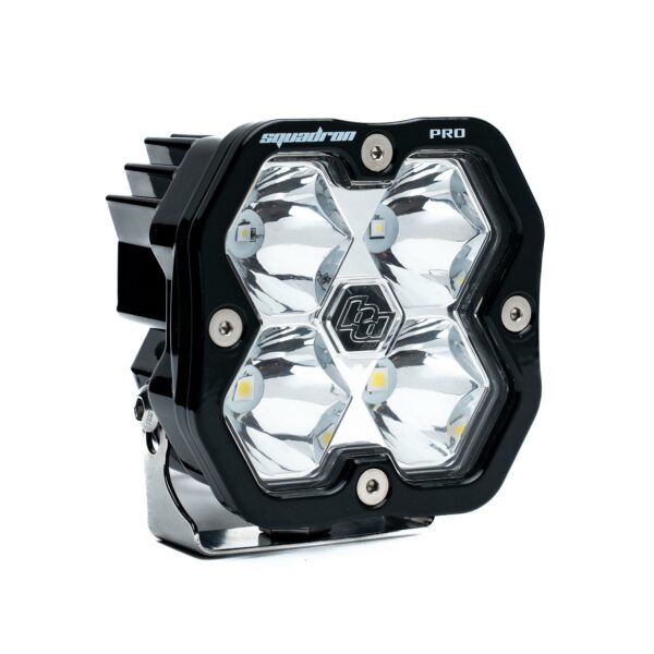 Squadron 2.0 Pro Black LED Auxiliary Light Pod Universal Clear