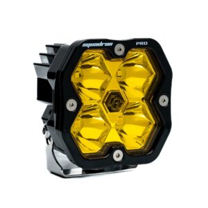 Squadron 2.0 Pro Black LED Auxiliary Light Pod Universal Baja Amber
