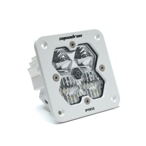 Squadron 2.0 Pro White Flush Mount LED Auxiliary Light Pod Universal Baja Amber