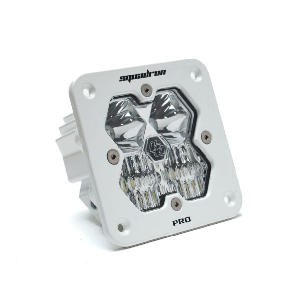 Squadron 2.0 Pro White Flush Mount LED Auxiliary Light Pod Universal Baja Amber