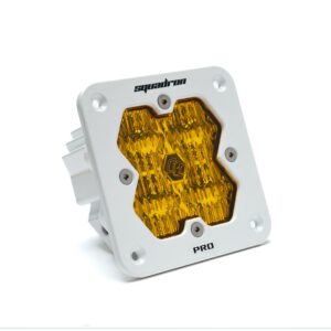 Squadron 2.0 Pro White Flush Mount LED Auxiliary Light Pod Universal Baja Amber