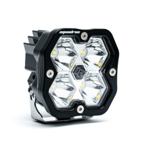 Squadron 2.0 Sport Black LED Auxiliary Light Pod Universal Clear
