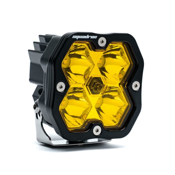 Squadron 2.0 Sport Black LED Auxiliary Light Pod Universal Baja Amber