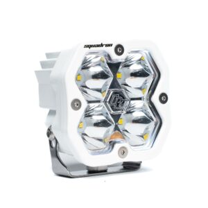 Squadron 2.0 Sport White Flush Mount LED Auxiliary Light Pod Universal Clear