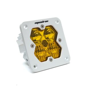 Squadron 2.0 Sport White Flush Mount LED Auxiliary Light Pod Universal Baja Amber