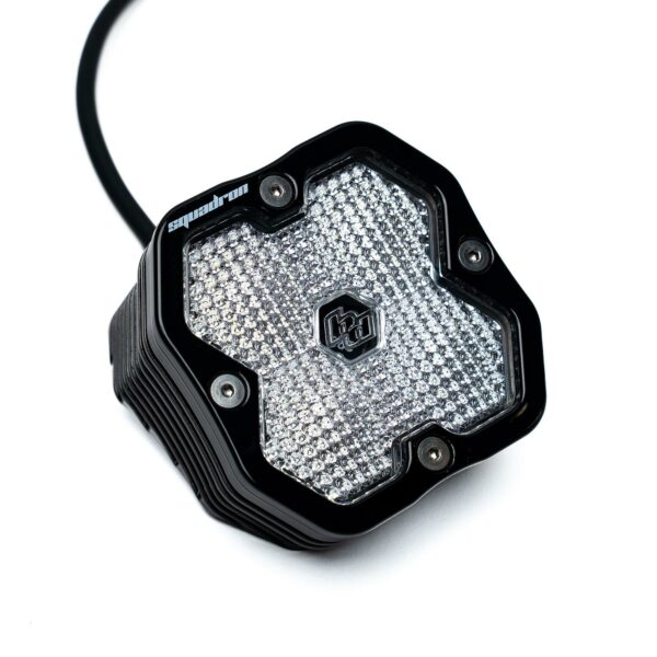 Squadron 2.0 Sport Black Angled Flush Mount LED Auxiliary Light Pod Universal Work/Scene