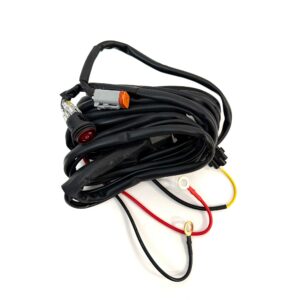 Squadron 2.0 4-pin Deutsch On/Off 1-Light (150W max) with Backlight Harness Universal